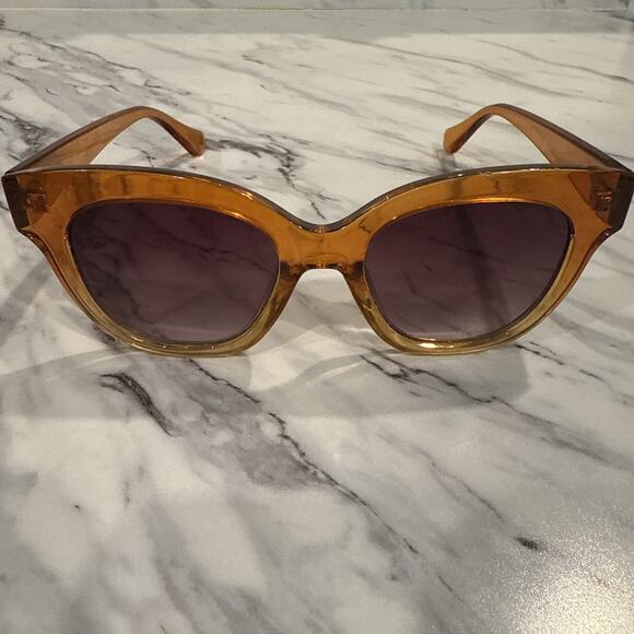 Hawkers Audrey Orange Translucent Sunglasses - Picture 1 of 8